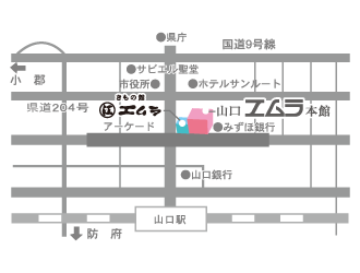 山口店 地図1